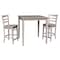 International Concepts 36 in. x 36 in. Counter Height Table with 2 Emily Counter Height Stools - 3 Piece Set K09-3636-S6172-2 - alternate 4